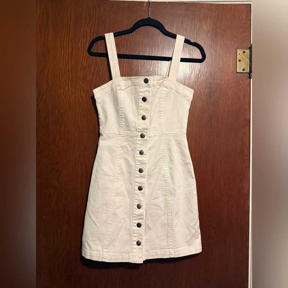 Forever 21 White Button-Down Dress Size Small NWT